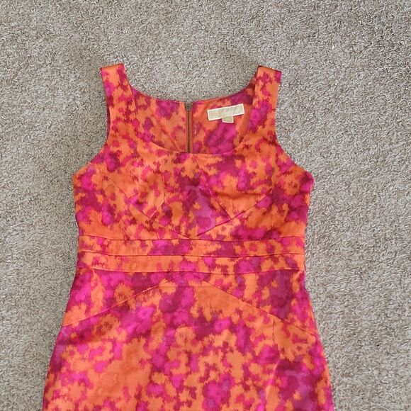 Michael Kors Persimmon Lined Shift Dress Women's Size 2 - Picture 3 of 11